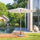 Parasol de acero 2,7 metros Soya arcilla