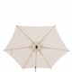 Parasol de acero 2,7 metros Soya arcilla