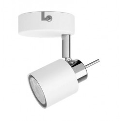 Foco de metal GU10 Meranti Philips Blanco