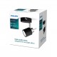 Foco de metal GU10 Meranti Philips Negro