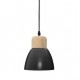 Lámpara de techo metal negro Desy 15cm