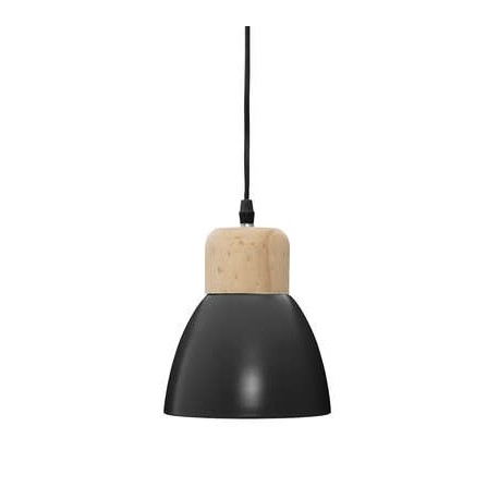 Lámpara de techo metal negro Desy 15cm