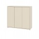 Armario multiusos zapatero 3p arena 109x35x99cm