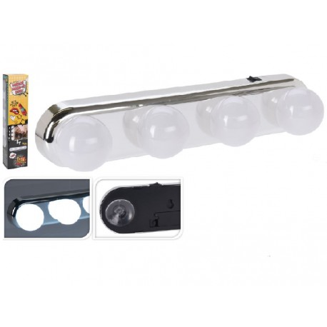 Aplique led adhesivo 4 bombillas