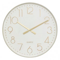 Reloj de pared 51cm Laure dorado