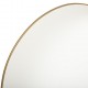 Espejo de pared redondo metálico dorado Alice 76cm