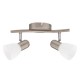 Foco de metal GU10 Guimara 2 luces