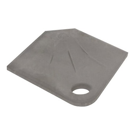 Base parasol 25kg. Angular gris