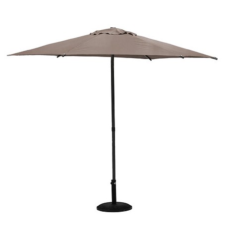 Parasol de acero 2,7 metros Soya taupé