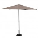 Parasol de acero 2,7 metros Soya taupé