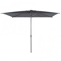 Parasol de aluminio Loompa 3x2 metros pizarra