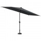 Parasol de aluminio Loompa 3x2 metros pizarra