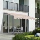 Estructura para toldo plegable blanca 3x2,5 metros