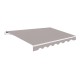 Lona toldo plegable 4x2,5m ceniza