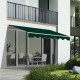 Lona toldo plegable 4x2,5m verde