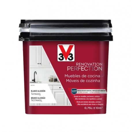 Pintura de renovación cocinas blanco algodón 750ml