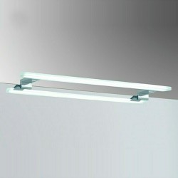 Aplique LED cromo Round para espejo de baño