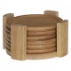 Posavasos bambu 6uds