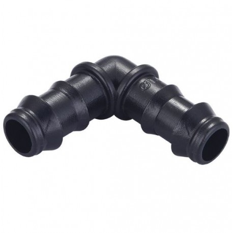 Codo goteo 16mm 25uds