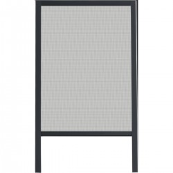 Mosquitera ventana enrollable 130x160 negro