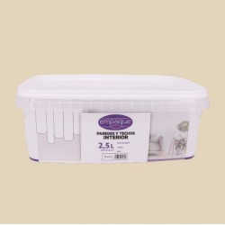 Pintura una capa Empaque 2,5L gris suave